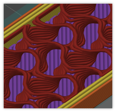 Abbildung 2: Gyroid“ Muster, 20 % Füllung