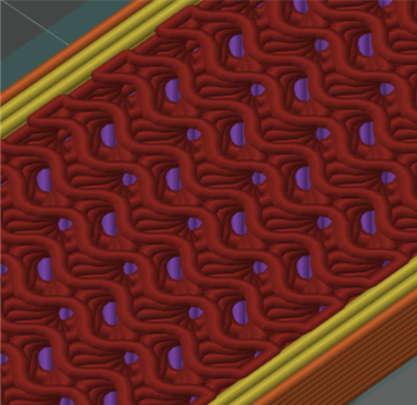 Abbildung 3: „Gyroid“ Muster, 40 % Füllung