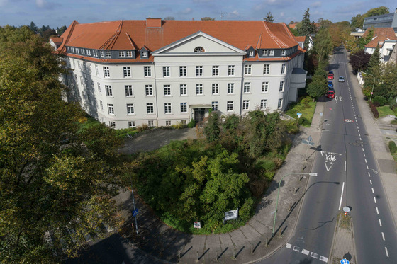 Das Institut für Musik der Hochschule Osnabrück an der Caprivistraße 1. 