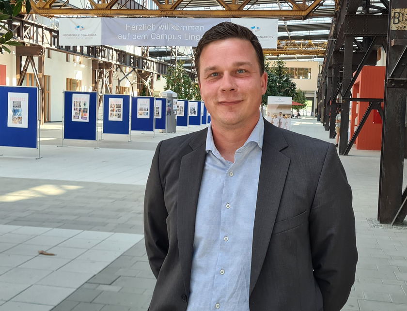 Prof. Dr. Stefan Guericke am Campus Lingen. 
