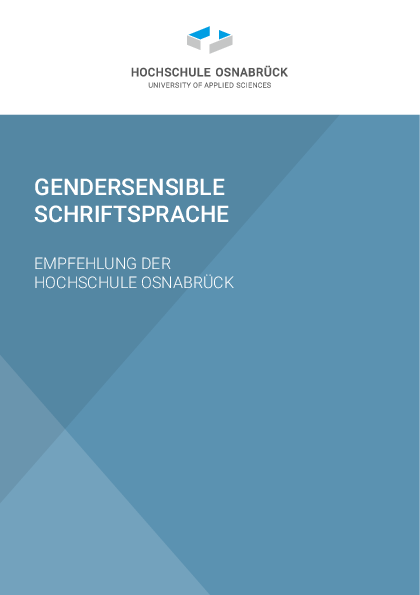 Broschüre Empfehlung gendersensible Sprache