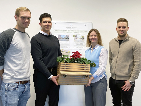 Platz zwei für die Idee mobiler Naturerlebnisse für eine grünere Innenstadt