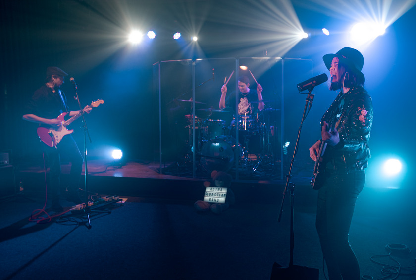 Die Alina Sebastian Band bei ihrer Aufzeichnung für die diesjährige Ausgabe von Campus in Concert. Foto: Karl Fischer