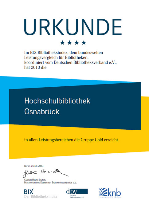 Das Bild zeigt eine Urkunde.