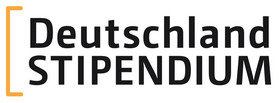 Das Bild zeigt das Logo des Deutschland Stipendiums, welches jährlich 150 Studierende der Hochschule Osnabrück finanziell unterstützt