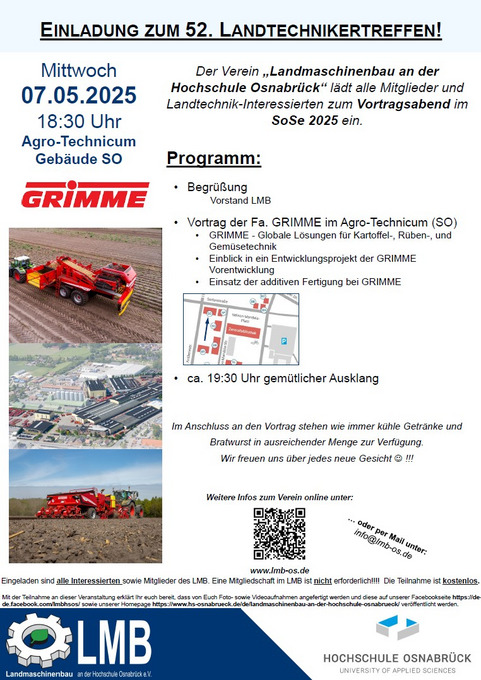 Flyer über die Veranstaltung