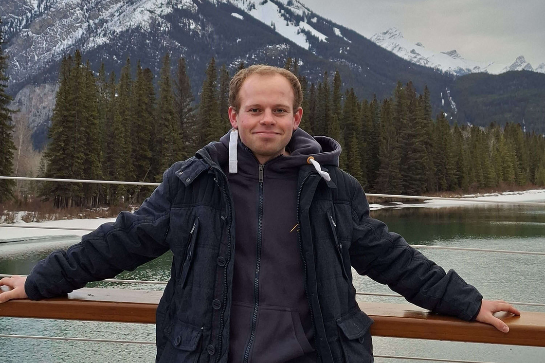 Björn während seine KITABU-Stipendiums in Kanada.
