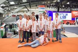 Robotics-Gruppe der Grundschule Glane (Foto: Carina Sander) Robotics-Gruppe der Grundschule Glane (Foto: Carina Sander)
