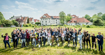 Spatenstich für den Neubau des Instituts für Musik der Hochschule Osnabrück.