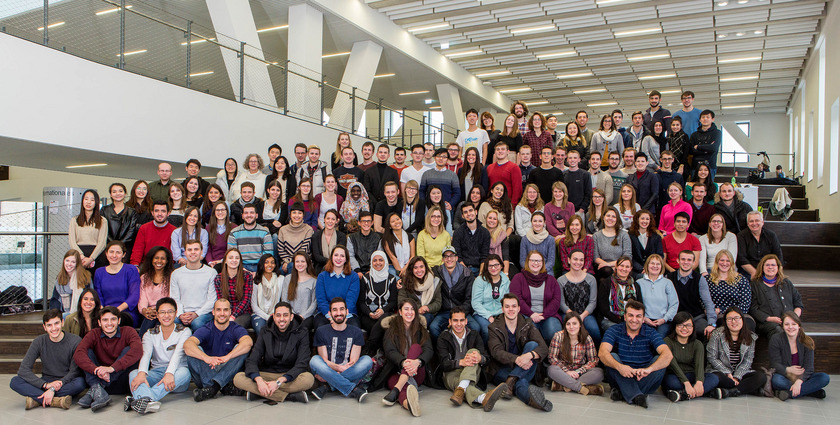 Gruppenbild des Internationalen Wintersprachkurses.