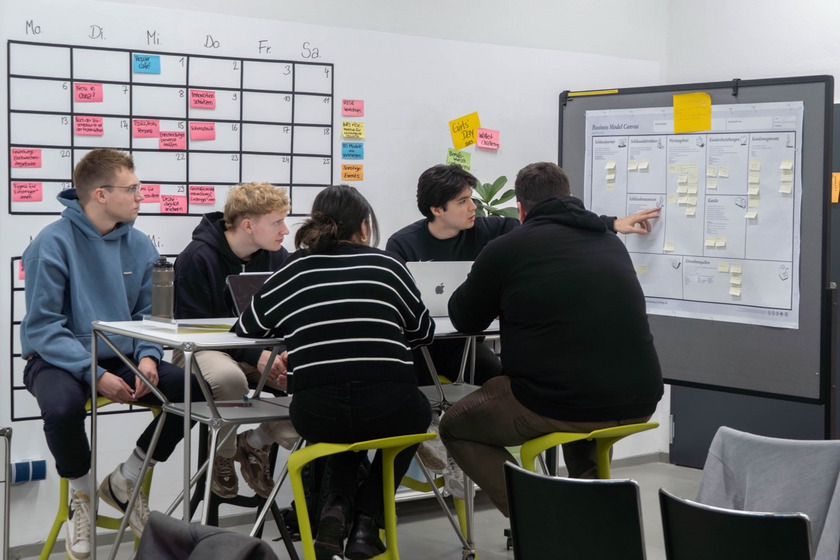 Blockwochenprojekt: „Vermarktung eigener Ideen, Produkte und Vorbereitung einer Firmengründung“, 22.10.2025, Foto: Vanessa Nikitin