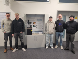 Gruppe "Hydraulik": Maik Bornhorn, Jonas Eden, Nils Kramer, Gianluca Nitze, Anton Smian