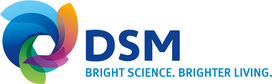 logo-dsm.jpg Schrift DSM Bright Science brighter living mit Wirbel in verschiedenen Farben