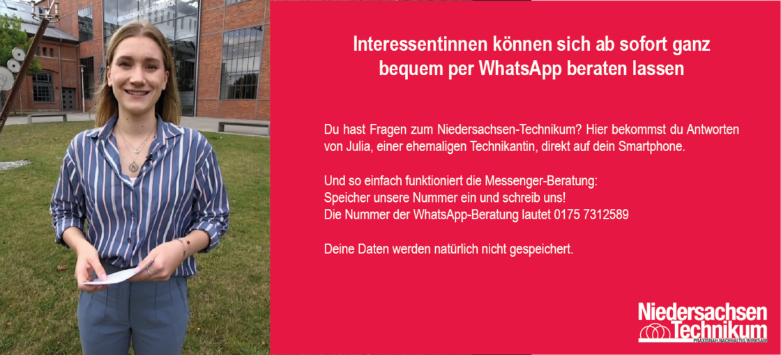 Anfragen über Whatsapp möglich