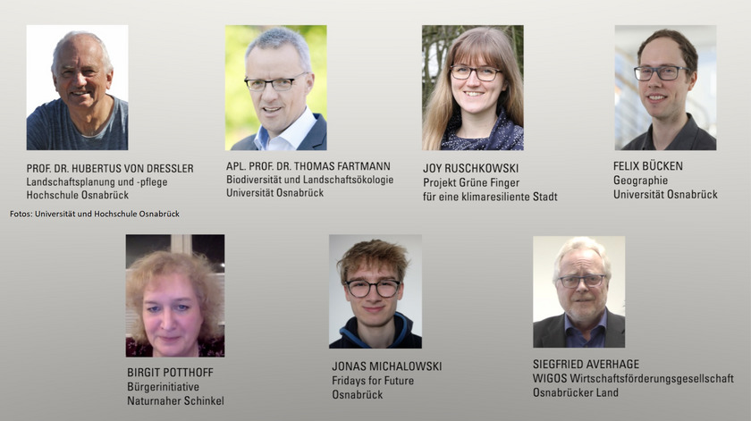 In einer Online-Podiumsdiskussion diskutieren Expertinnen und Experten der Hochschule Osnabrück und der Universität über den Klimwandel mit besonderem Blick auf die Stadt Osnabrück und den regionalen Logistikstandort.