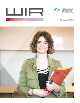 Coverbild Jahresbericht 2018/2019 der Hochschule Osnabrück