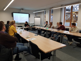 Teilnehmer des Workshops "Ready to go?" im Rhamen des Cross Border Talent Projektes 2019 in Lingen