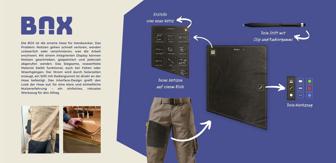 BÜX - Die smarte Hose für Handwerker