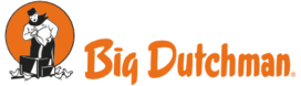 logo-bigdutchman.png Oranger Schriftzug Big Dutchman mit Bild Fütterung Hühner