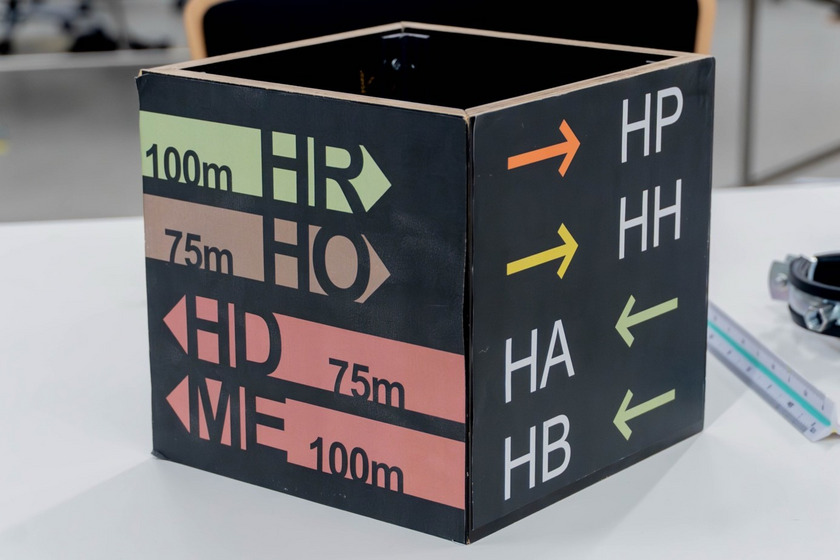 Blockwochenprojekt: „Navigation am Campus Haste – von der Idee zum Prototyp“ 23.10.2025, Foto: Vanessa Nikitin