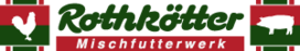 logo-rothkoetter.png grün-rotes Logo mit links Bild Huhn, rechts Bild Schwein, Schrift Rothkötter Mischfutterwerk