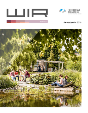 Coverbild Jahresbericht der Hochschule Osnabrück