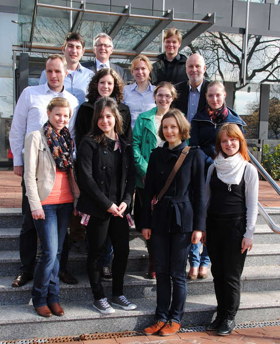 Auftakt zur erfolgreichen Exkursion der Stipendiatinnen und Stipendiaten  der FördergesellschaftProfessorin Dr. oec. troph. Alrun Niehage
