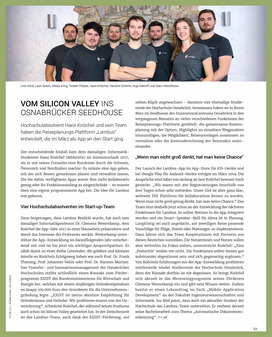 Das Team vom Start-up Lambus, das Wurzeln an der Hochschule Osnabrück hat.