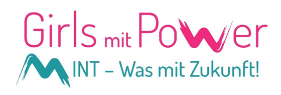 Logo der Initiative "Girls mit Power MINT-Was mit Zukunt!!