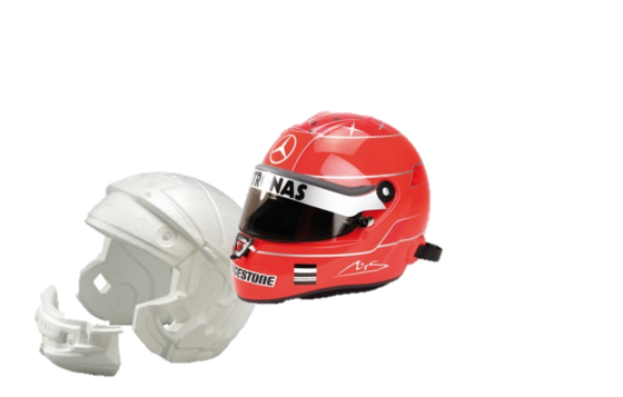 Motorradhelm_Partikelschaum